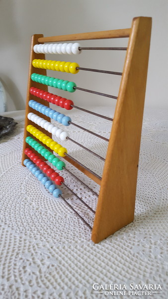 Retro wooden abacus