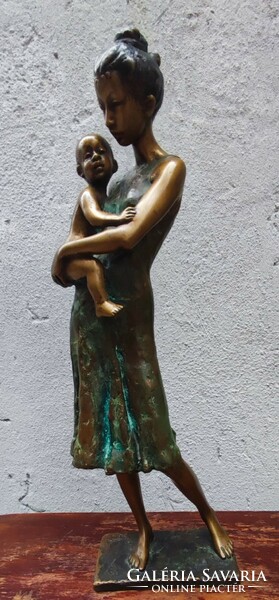 László Kutas (1936-2023) bronze statue 38 cm