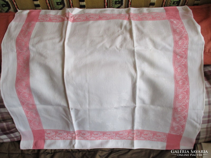 Old damask tablecloth + napkins