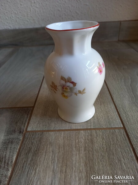Gyönyörű régi Zsolnay porcelán váza (14x9 cm)