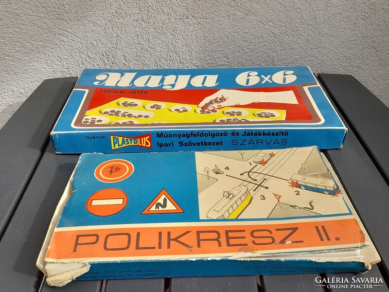 2 retro board games in one