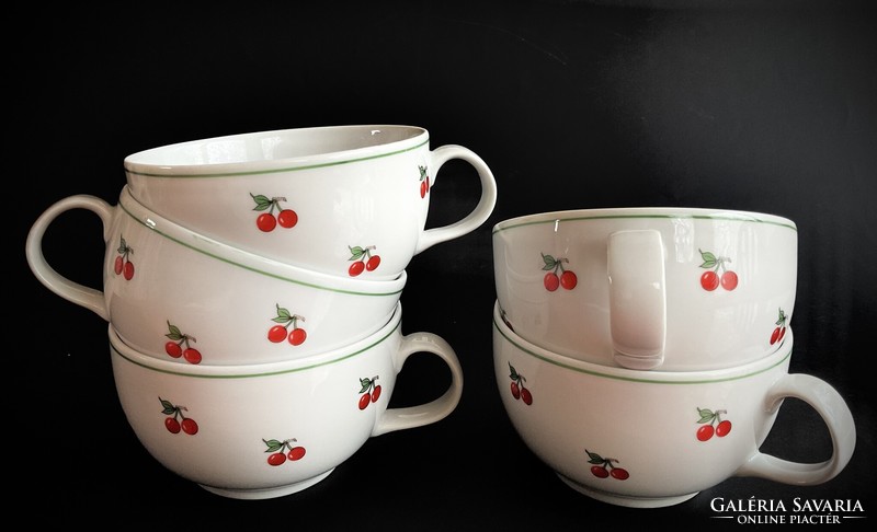 Alföldi 5 display cherry teacups