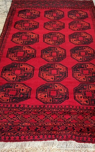 3555 Afghan Elefánttalpas kézi gyapjú perzsa Szőnyeg 275X140CM INGYEN FUTÁR