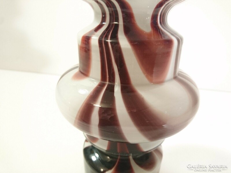 Vintage Muránói üvegváza Carlo Moretti Műhelyéből - 1970-es évek Olaszország - Kiváló Állapotban!