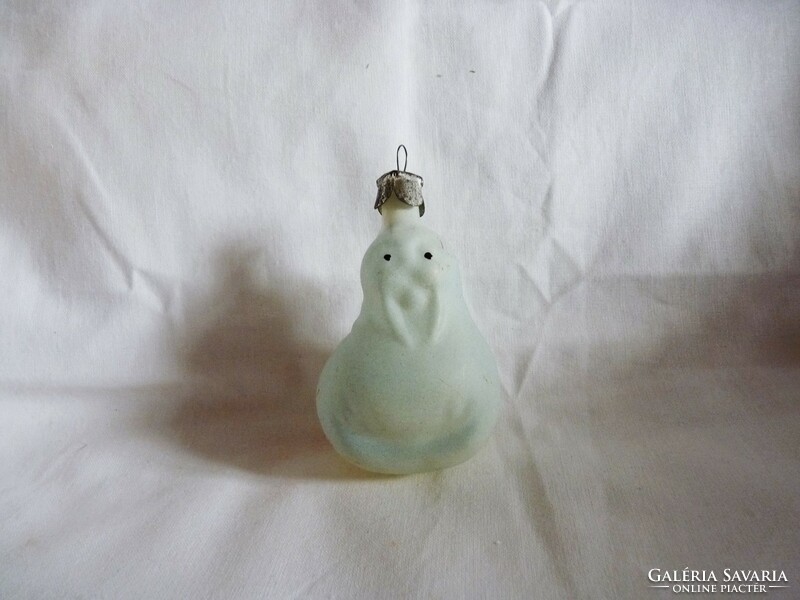 Old glass Christmas tree decoration - walrus!