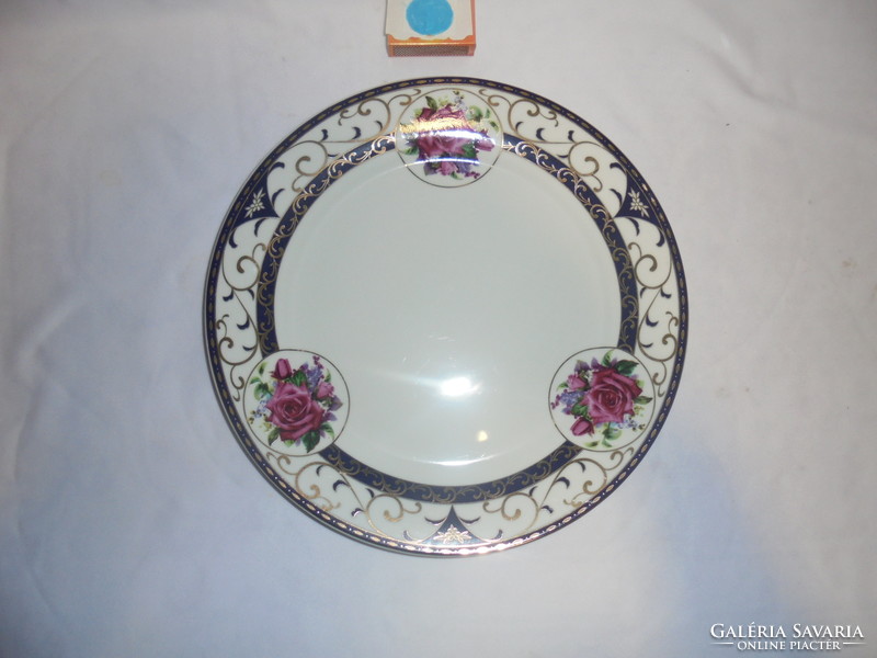 Hoffburg Vienna rózsás porcelán nagy tányér - 27,5 cm