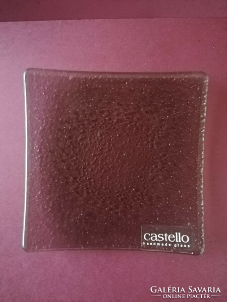 Castello handmade üveg tálka