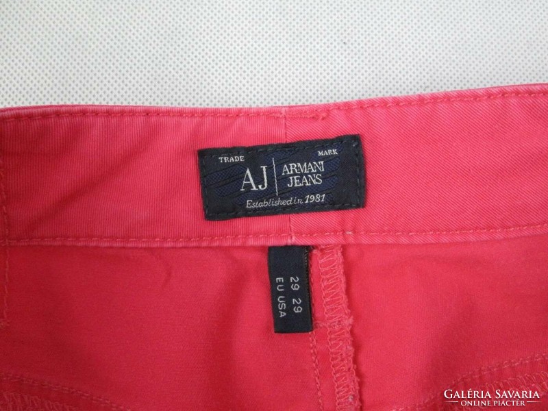 EREDETI ARMANI JEANS (W29) NŐI PINK RÖVIDNADRÁG / TÉRDNADRÁG