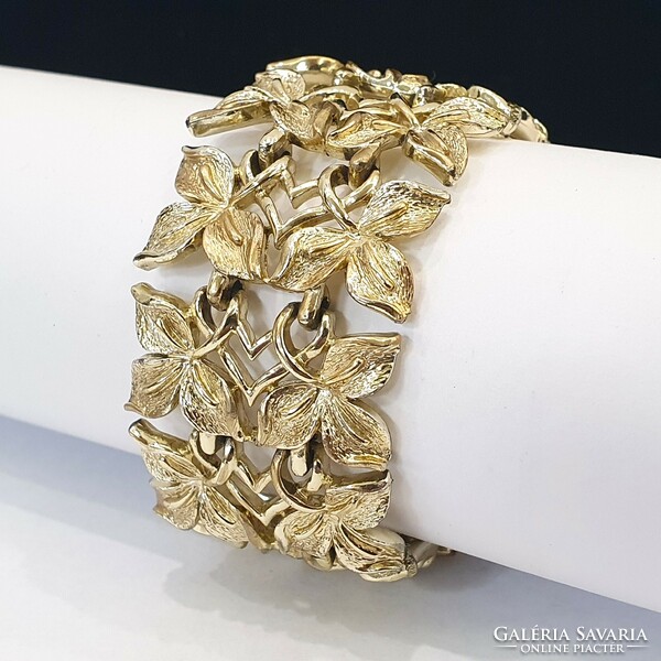 Cohn&rosenberg coro 14kt gold-plated marked vintage bracelet