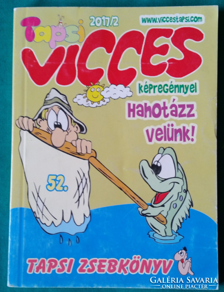 BALOG LÁSZLÓ: VICCES TAPSI ZSEBKÖNYV 2017/ 2. -  RETRO, RÉGI EREDETI KÉPREGÉNY