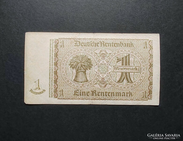 Németország 1 Rentenmark 1937, F+ (II.)