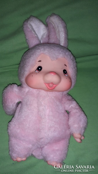 Vintage pink rabbit bunny monchhichi nyamy monchicchi washino sekiguchi 22 cm as shown in the pictures