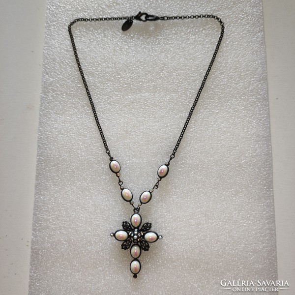 Porcelain decorative antique necklace/choker 40cm