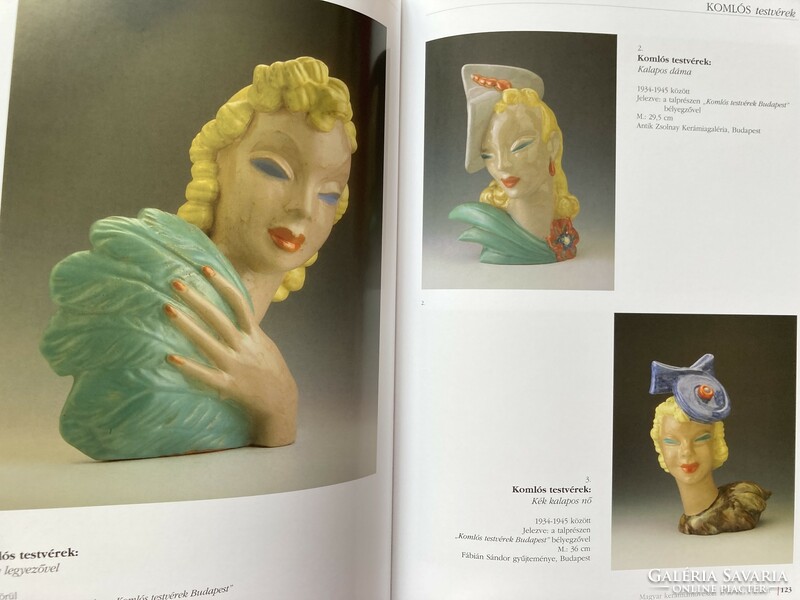 Hungarian art deco ceramics art album