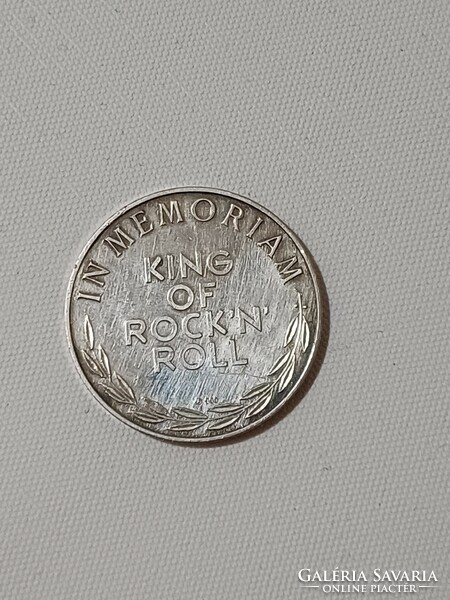 Elvis presley silver coin