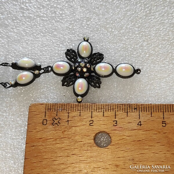 Porcelain decorative antique necklace/choker 40cm