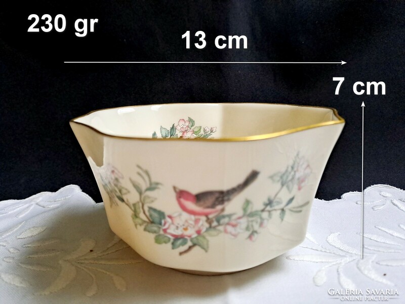 Beautiful and rare lenox serenade (made in u.S.A.) Porcelain serving bowl, bowl