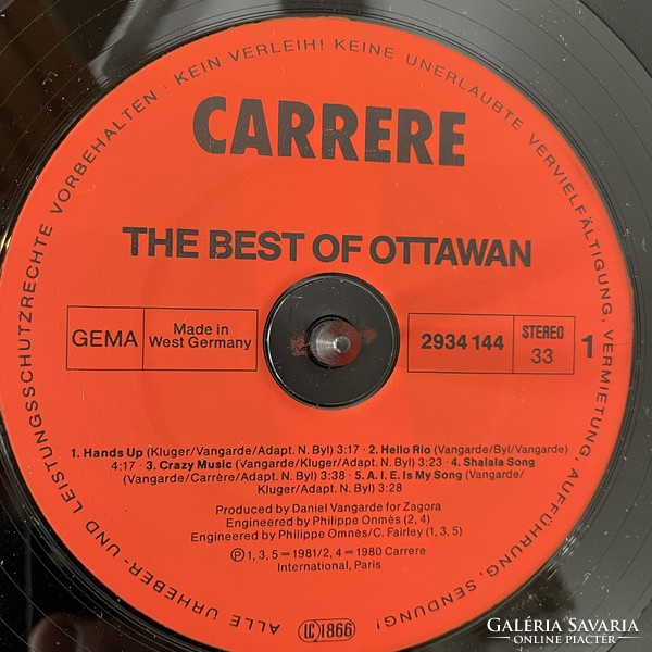 Ottawan vinyl vinyl lp record