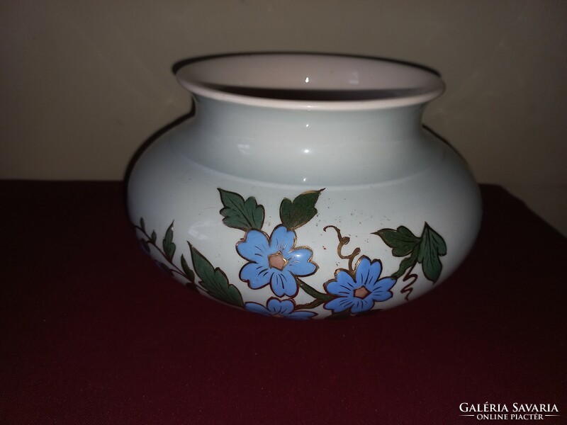 Luneville large earthenware vase