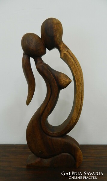 Erotic abstract wooden sculpture / ornament