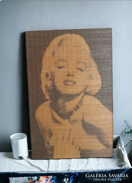 Retro bamboo pictures of marilyn monroe