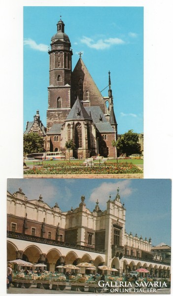 2 postcards, mail-clean, in one