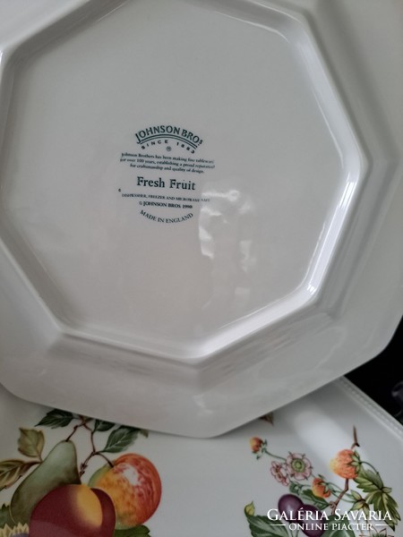 Johnson brothers fresh fruit ceramic dinner plates