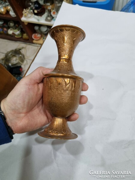 Old copper vase