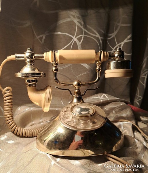 Retro Soviet dial telephone