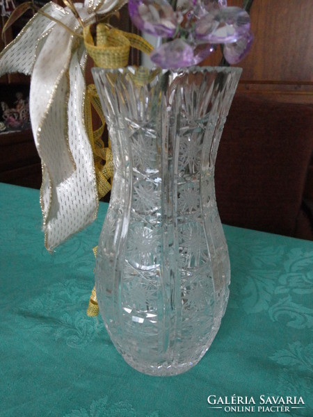 Lead crystal vase /4/