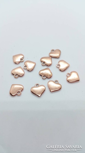 Stainless steel pendant rose gold heart