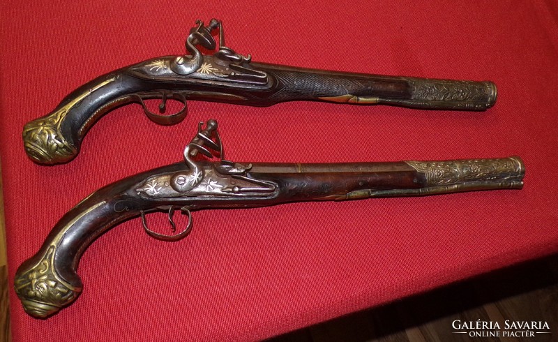 Pair of Turkish pistols - from one manufacturer