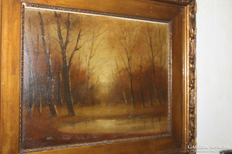 Antique signed painting 936