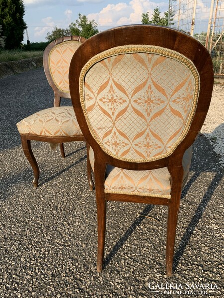 A pair of Viennese neobaroque chairs