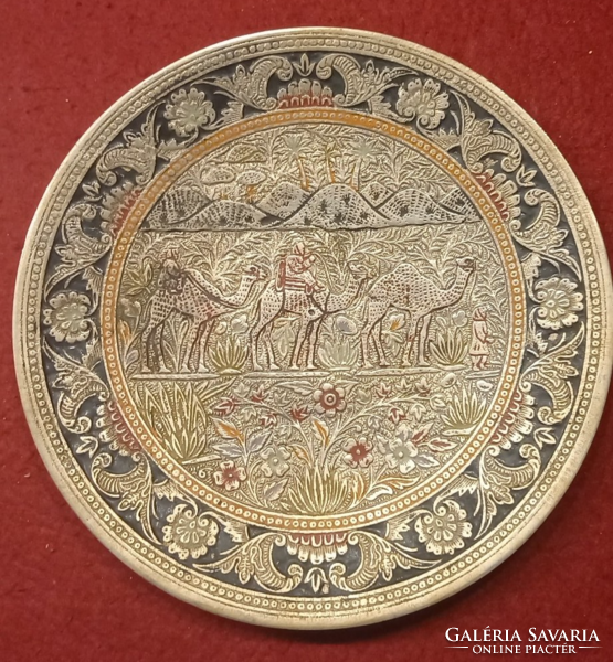 Egyptian patterned metal wall plate