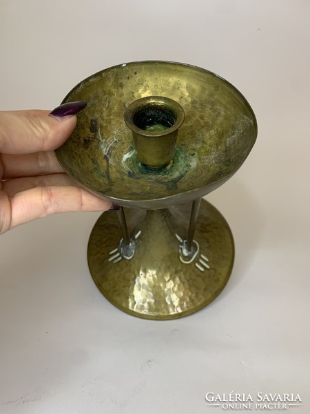 Talwin morris copper candle holder from 1900