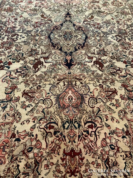 Nagyon régi iráni, kézi csomózású szőnyeg