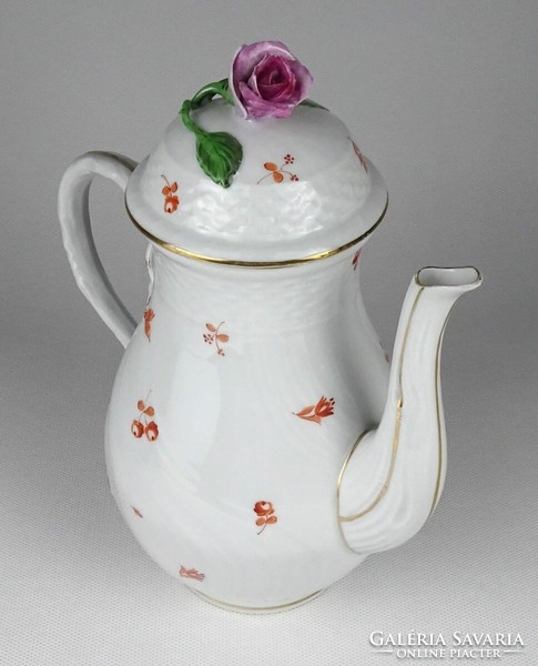 1Q491 old damaged large Herend porcelain tea pourer 21 cm