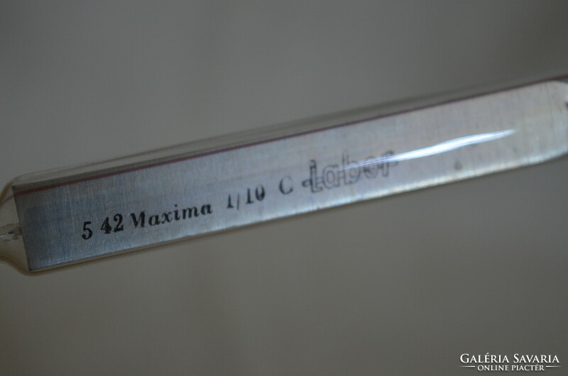 With mercury thermometer case
