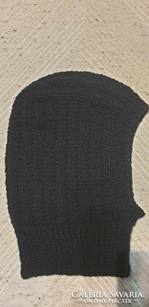 Handmade, hand-knitted, women's balaclava hat