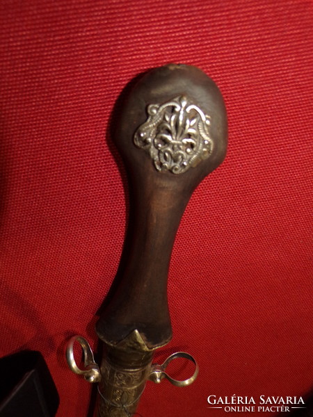 Moroccan Berber dagger with silver-plated sheath