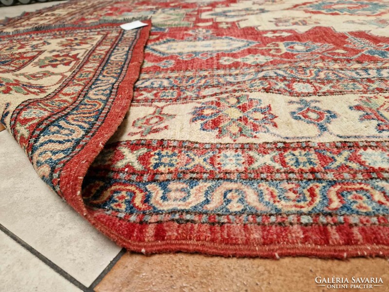 Afghan Kazakh Ziegler Pattern 230x340 Hand Knotted Wool Persian Rug bfz576