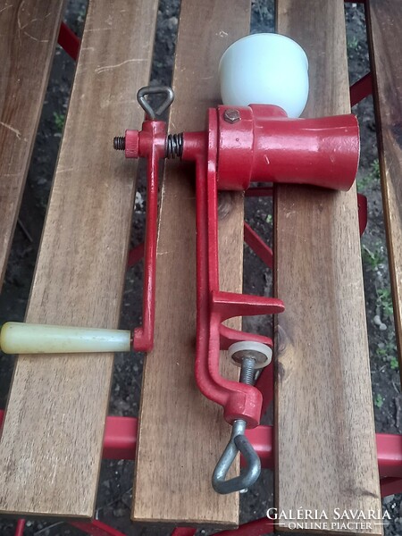 Old kitchen tool: retro, cast iron poppy seed grinder