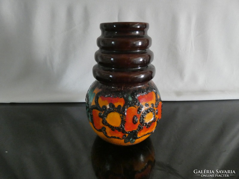 Scheurich vase hippy flower vase with model number 269-22 beautiful West German vase 1970