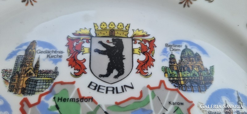 Schedel Bavaria Berlin porcelán falitányér