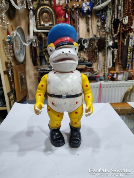 Old rubber toy figure