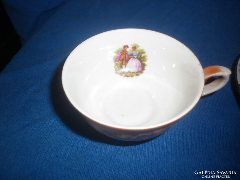 Antique porcelain coffee cup with karlsbad