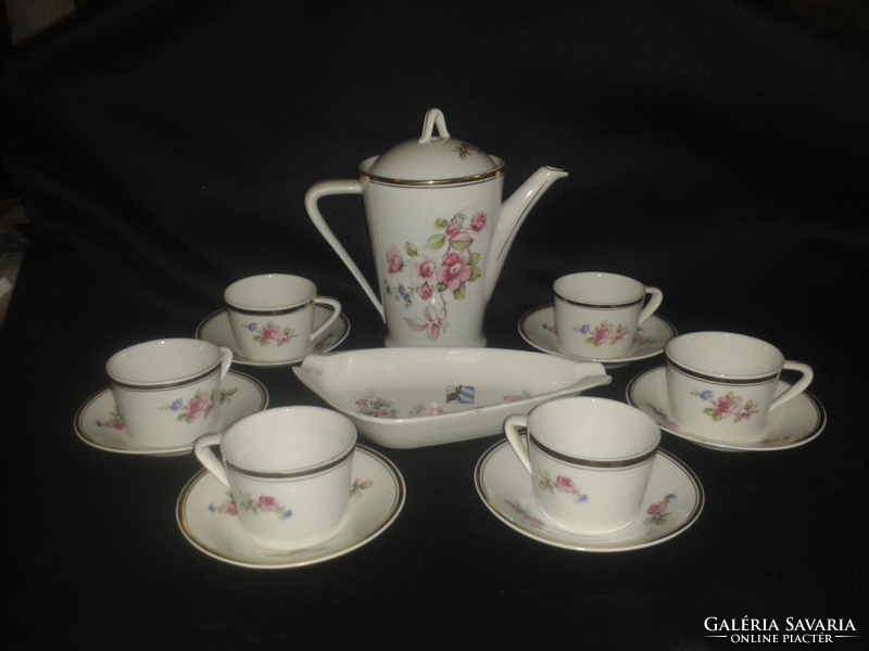 6 Personal Raven House coffee set