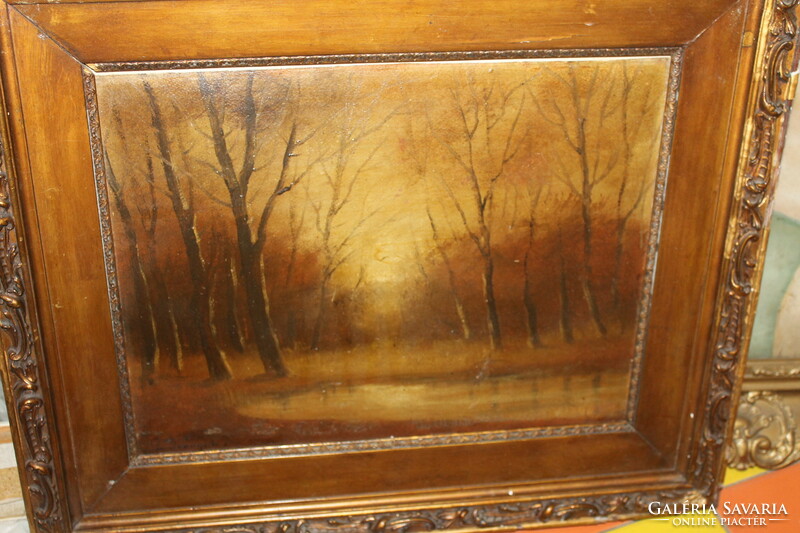 Antique signed painting 936