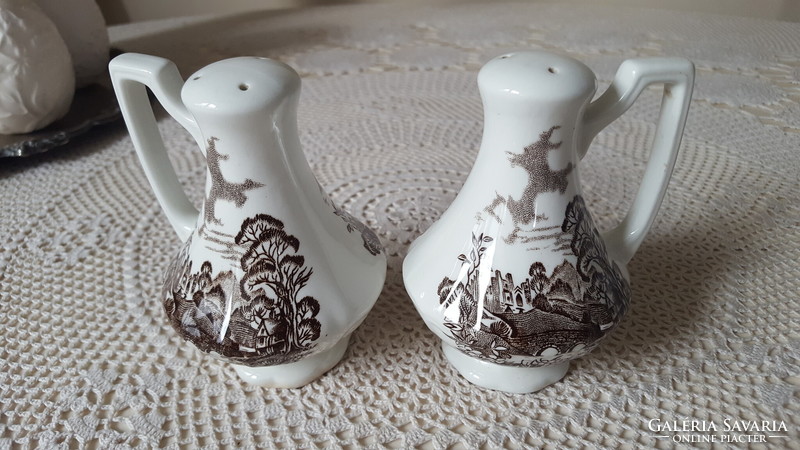 Régi,Meakin Romantic angol porcelán só-borsszóró